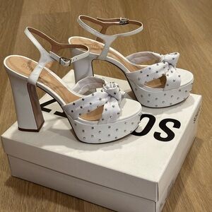 Schutz Bethina Studded Platform Knotted heels